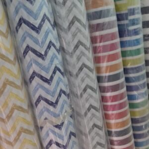 Loneta Algodón 1,50 Rayada/Chevron (x Rollo 50m)